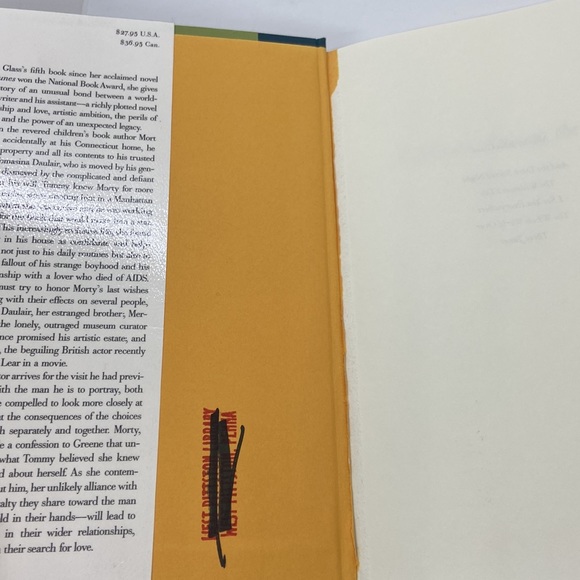 “A House Among the Trees” by Julia Glass 2017 Hardcover First Edition EX-Library - Picture 4 of 6